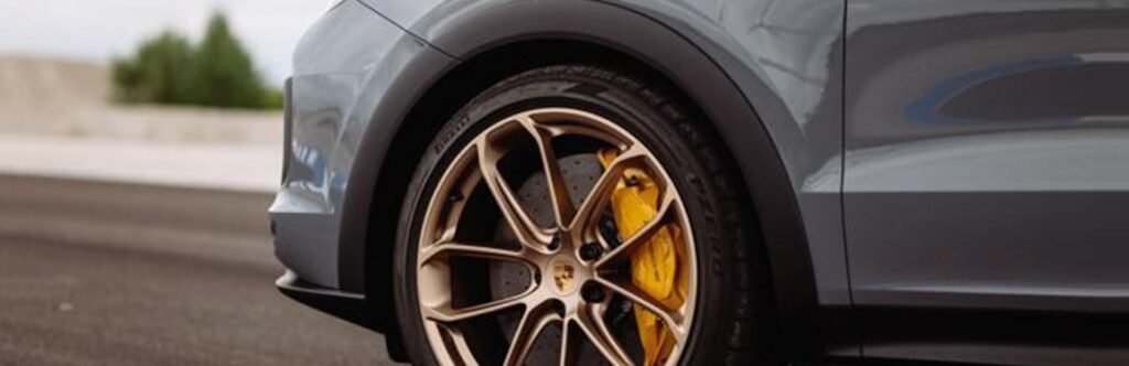 Vista del Porsche Cayenne Tubo con Pirelli P Zero montados