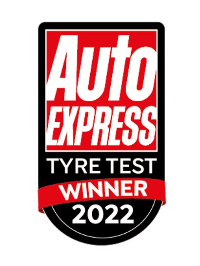 Vista de certificado de ganador de Auto Express emitido a Bridgestone Potenza Sport
