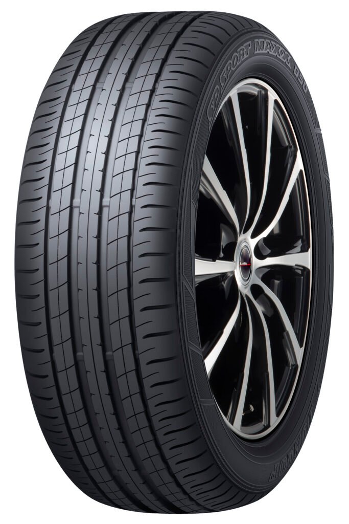 Vista de perfil de un neumático DUNLOP SP SPORT MAXX 050 para SUV