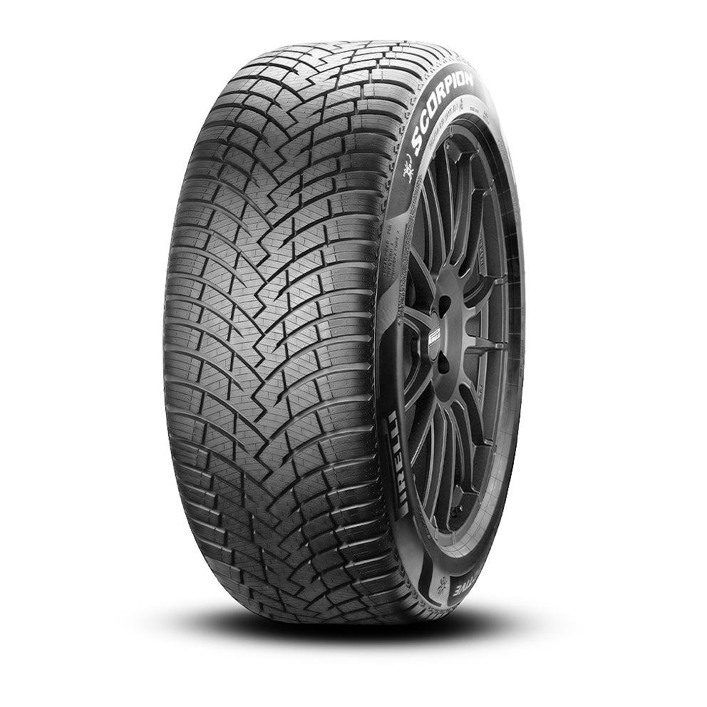 Vista lateral inclinada del neumático Pirelli Scorpion WeatherActive