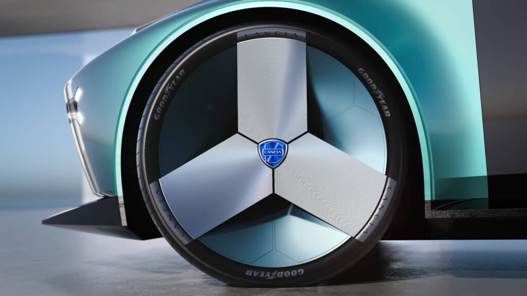 Lancia Pu+Ra HPE con neumáticos Goodyear a medida